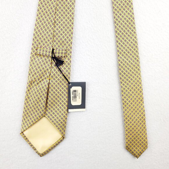 Polo Ralph Lauren Vintage Neck Tie Silk Italy Geometric Men's 56" NWT - Picture 9 of 11